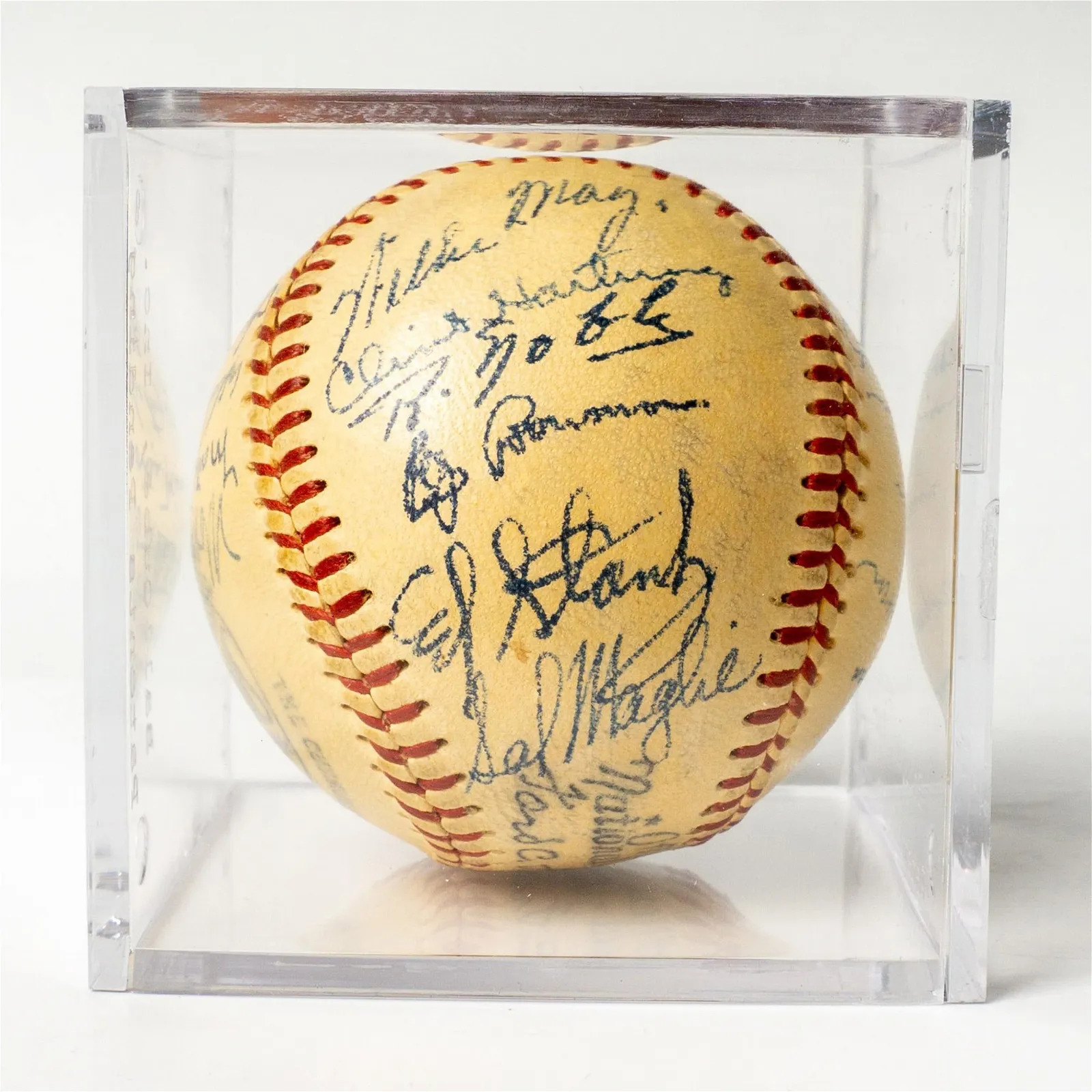Original New York Giants Team Multi Signatures Baseball