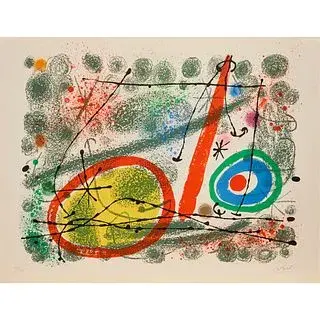 Joan Miro, signed lithograph
