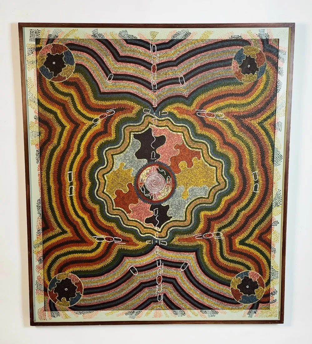 Aboriginal Artwork by Liza Walsh, Australia 48W x 55H
