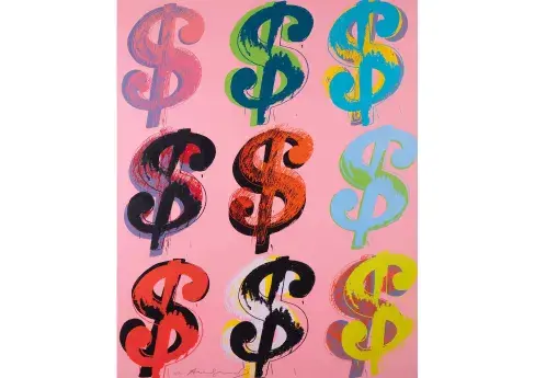 Andy Warhol (American, 1928-1987) - $ (9)