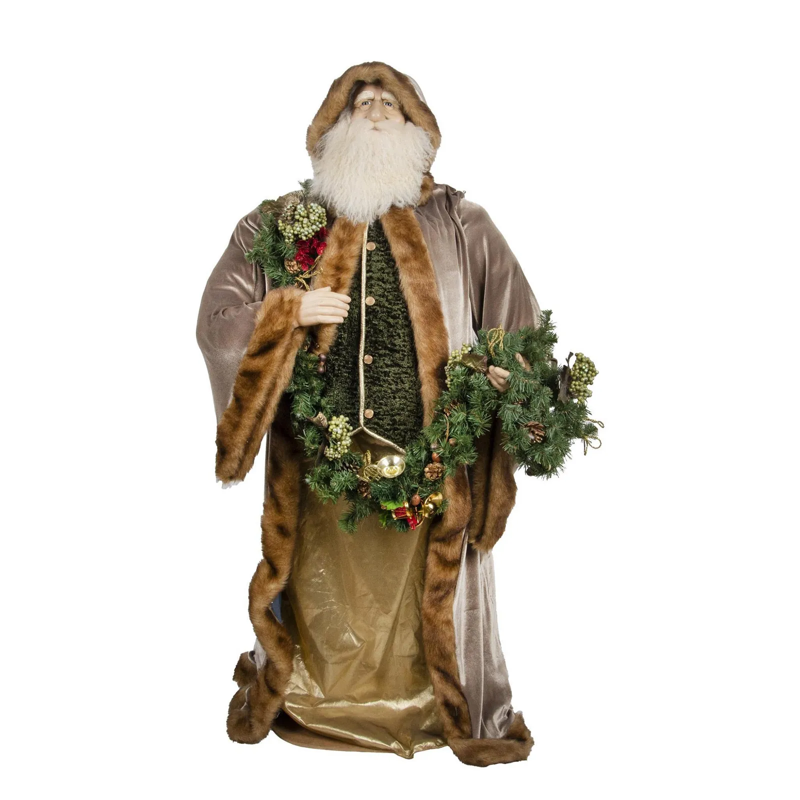 Life Sized Standing Santa Claus 56"