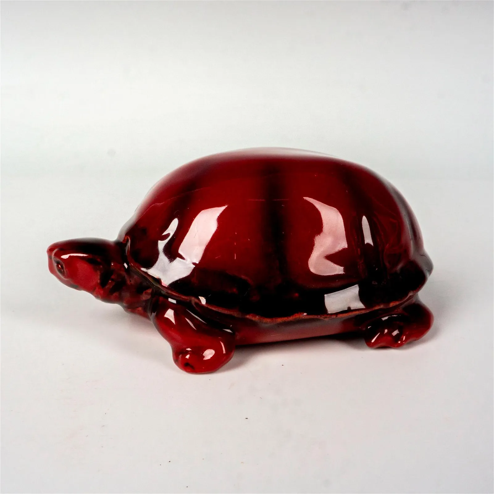 Royal Doulton Flambe Figurine, Small Tortoise