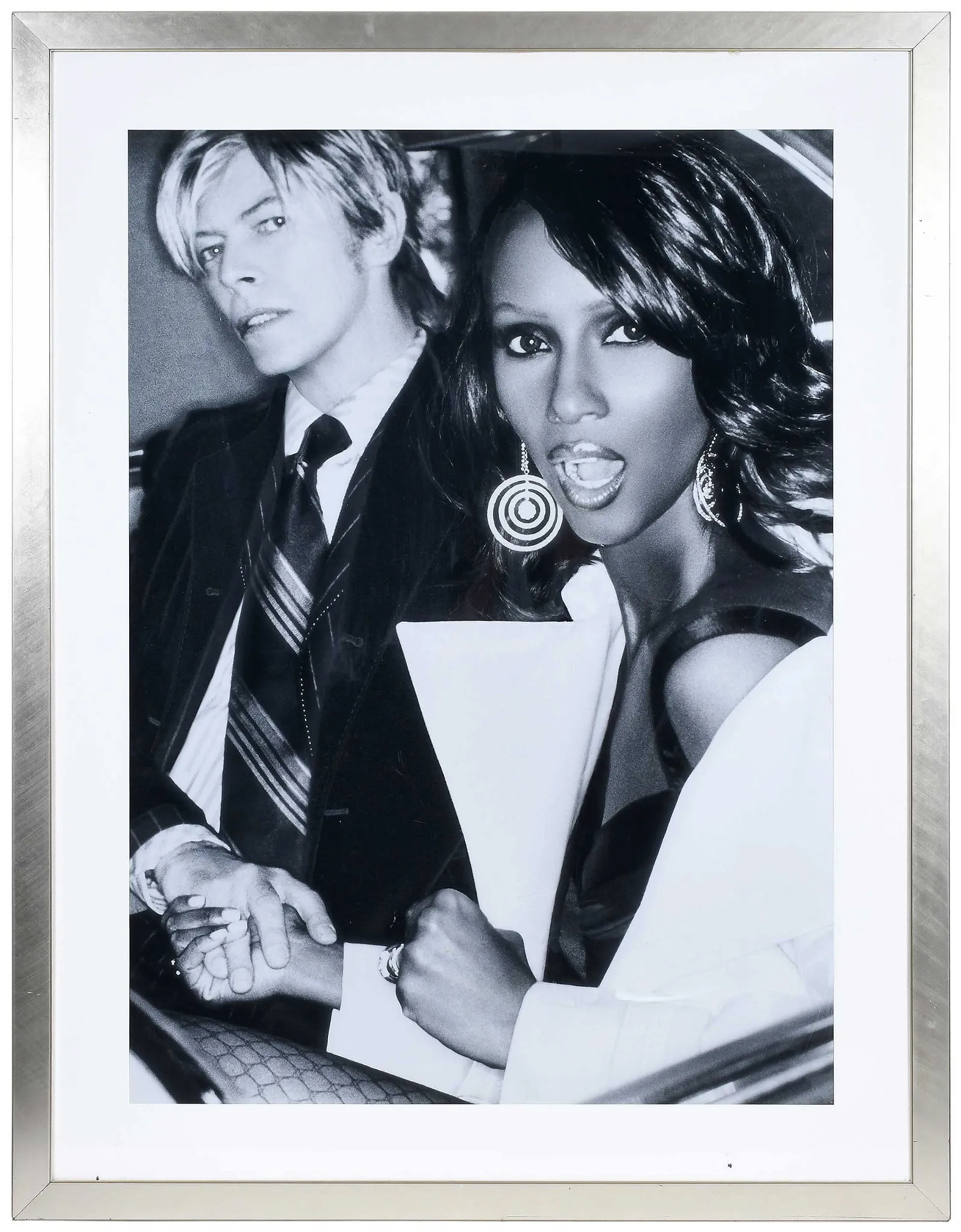 Ellen von Unwerth, Iman and David Bowie Photograph