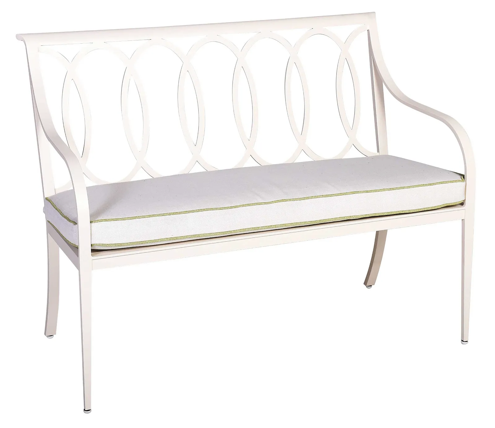 McKinnon and Harris Painted Metal Virginia Bench