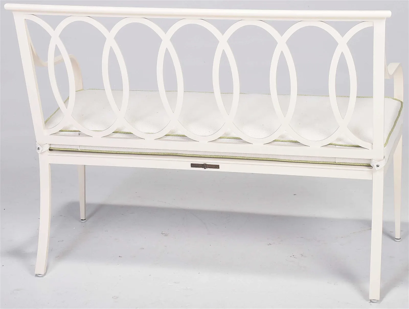 McKinnon and Harris Painted Metal Virginia Bench