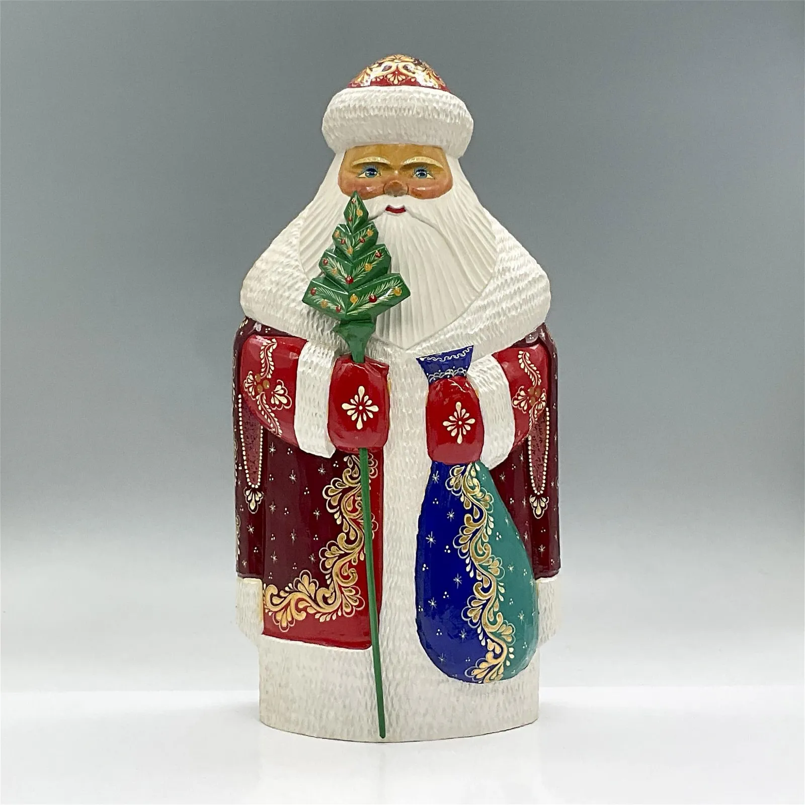 Russian Wood Carved Father Christmas