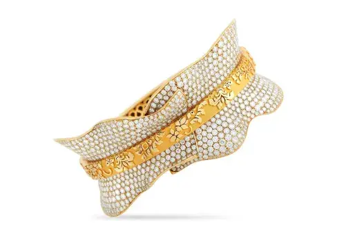 Carrera y Carrera 18-karat Yellow Gold 17.50 Carats Diamond Bracelet