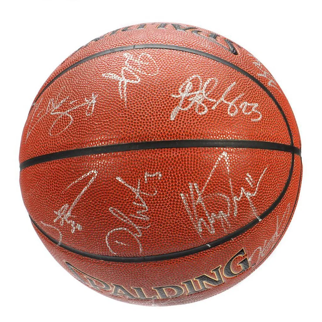 2017 Golden State Warriors Team Signed Ball.