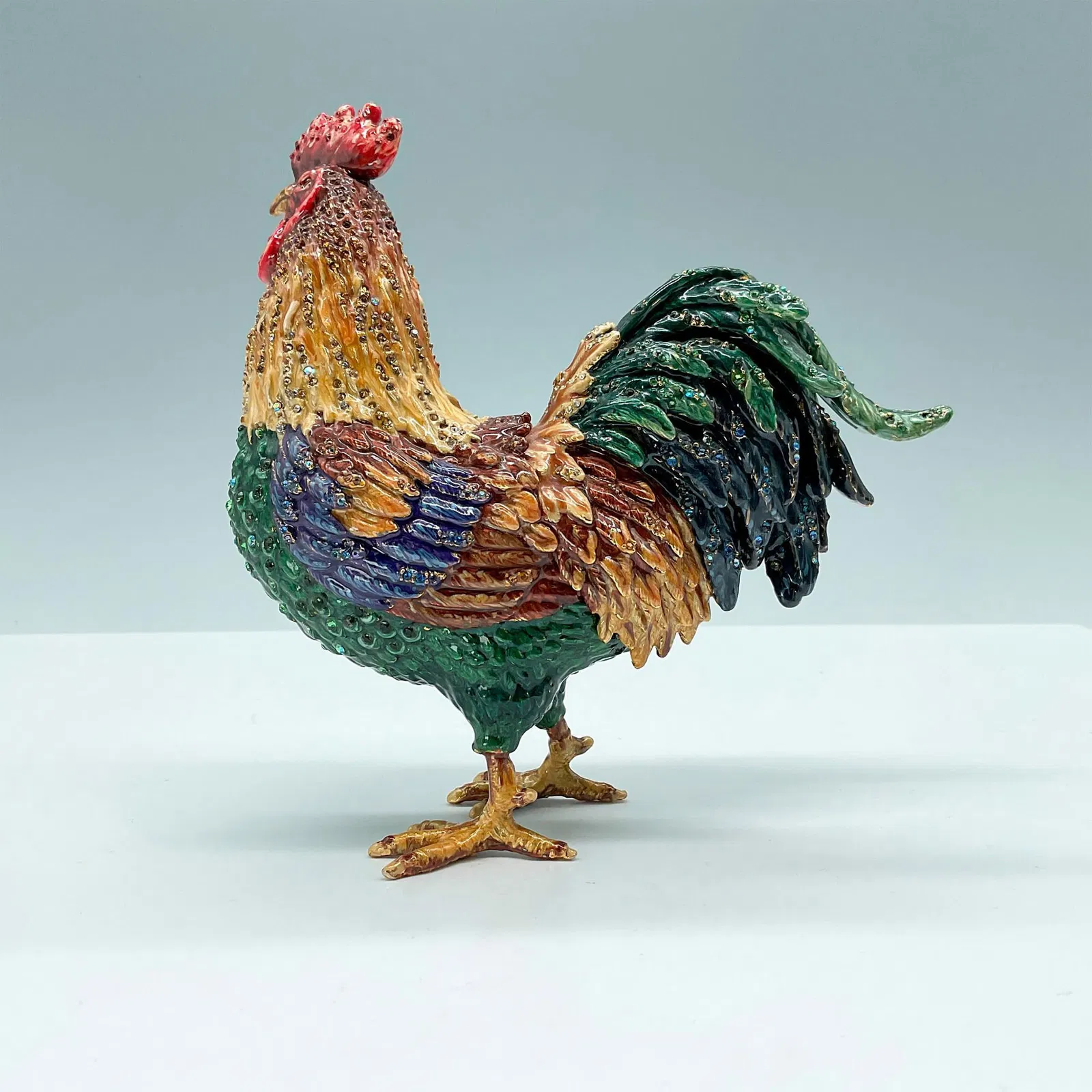 Jay Strongwater Bejeweled Rooster Figurine