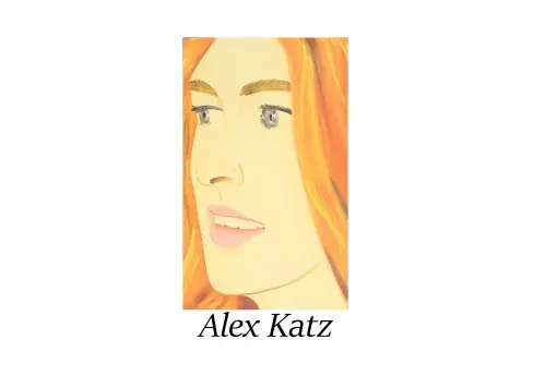 Alex Katz’s hand-signed artwork ‘Ariel 1’