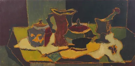 Manner of Georges Braque, Still Life. Image courtesy of 500 Gallery. 
