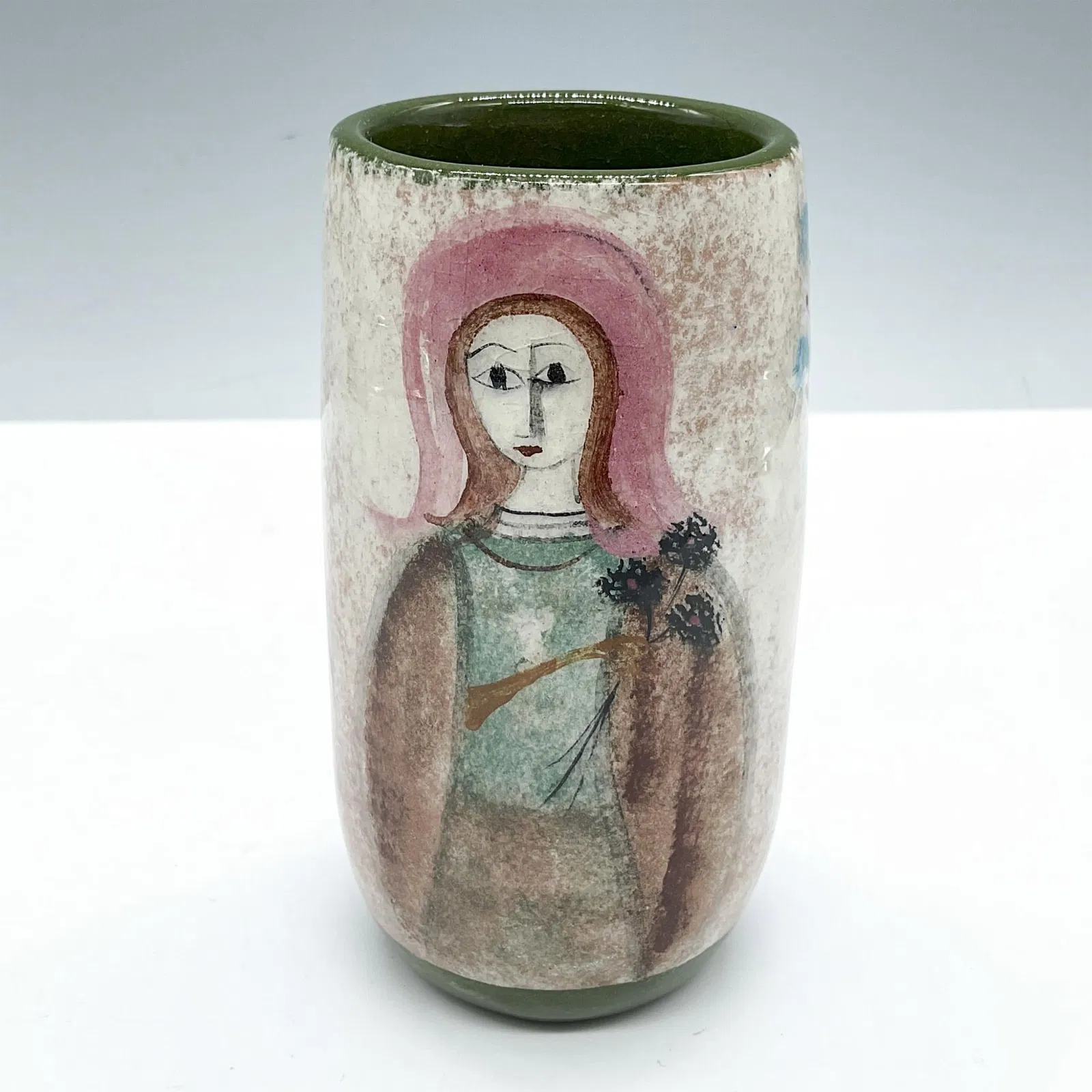 Polia Pillin Pottery Cup, Maiden & Horse