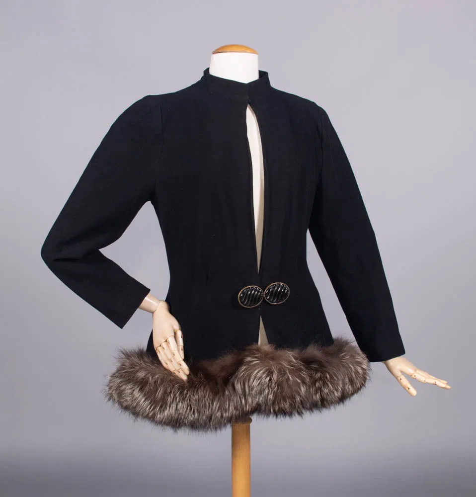 Vionnet Labeled Wool Jacket, 1930s