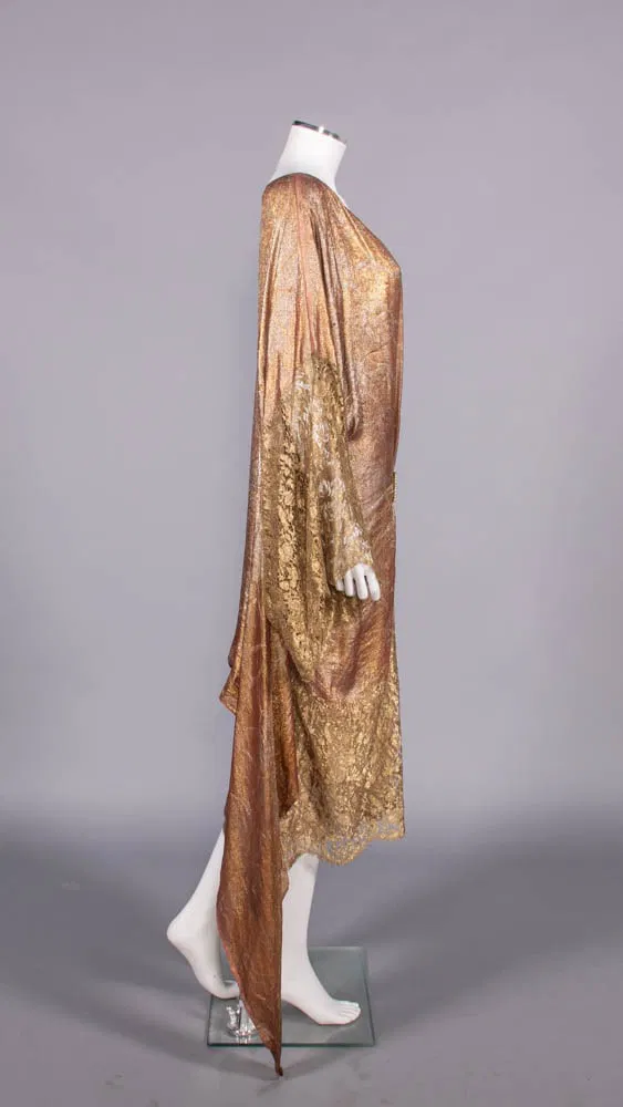 Callot Soeurs Lame’ Evening Gown, Paris, 1927