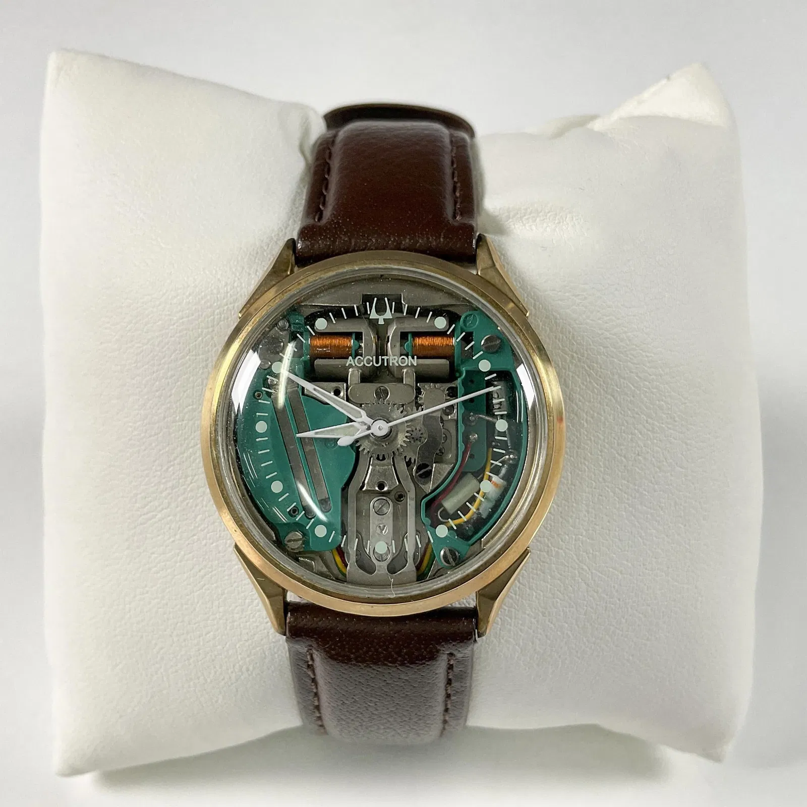 1965 Bulova Accutron Spaceview Skeleton Wristwatch