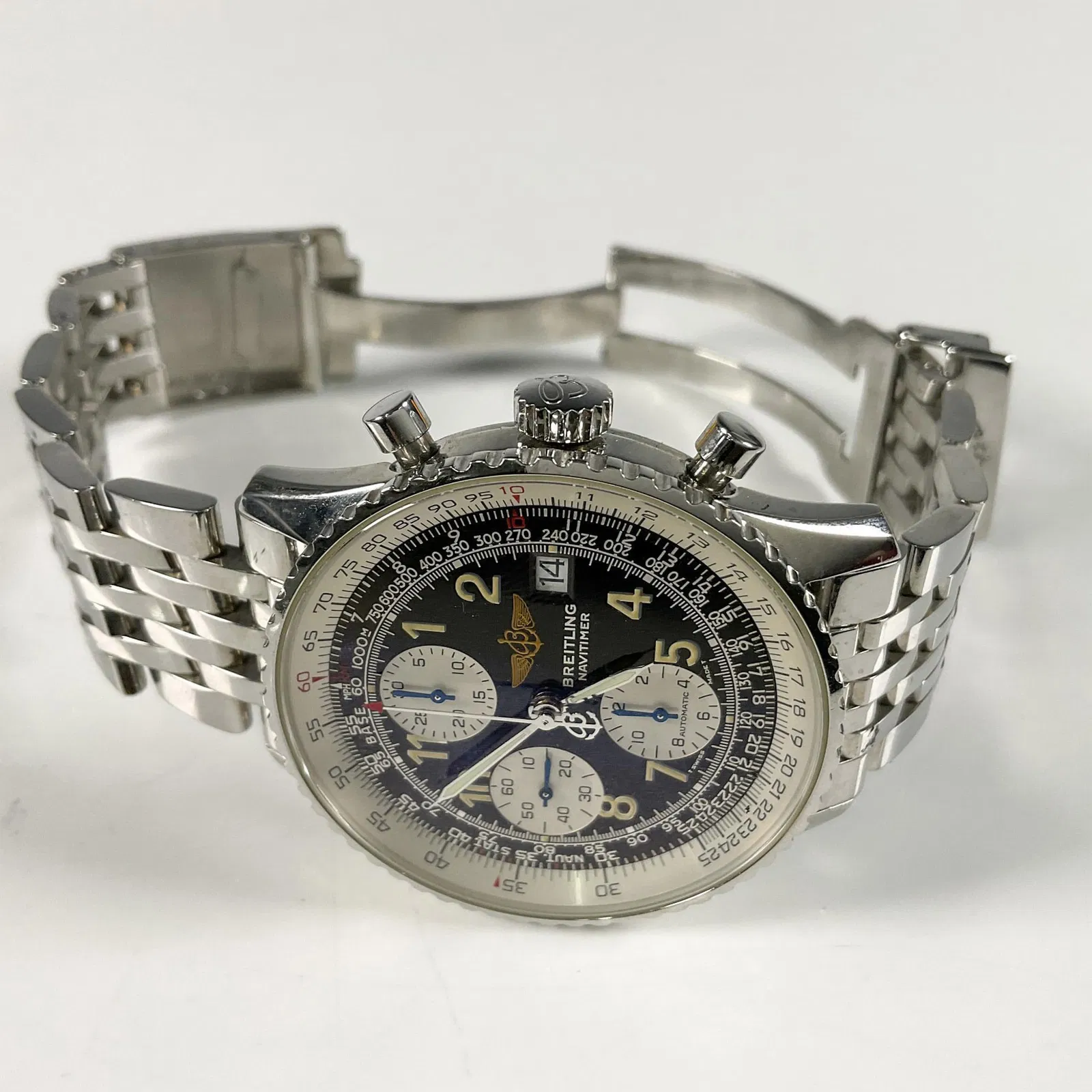 Breitling Navitimer Chronograph Stainless Steel Men Watch