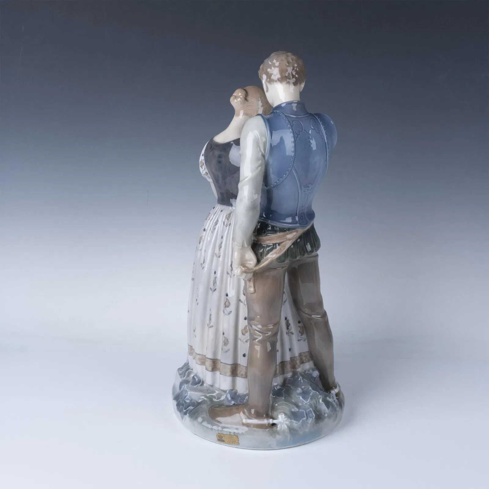 Royal Copenhagen Large Figurine, Knight and Maiden