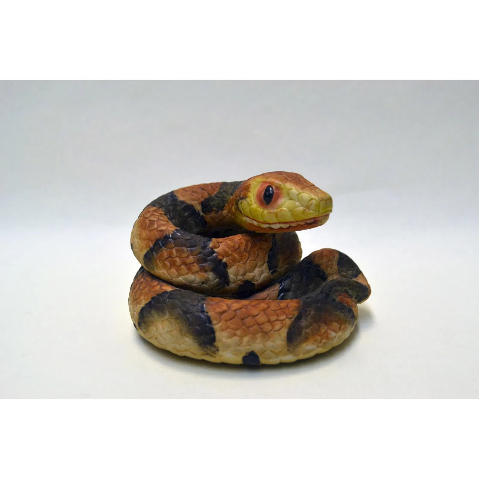 Boehm Porcelain Copperhead Snake Sculpture