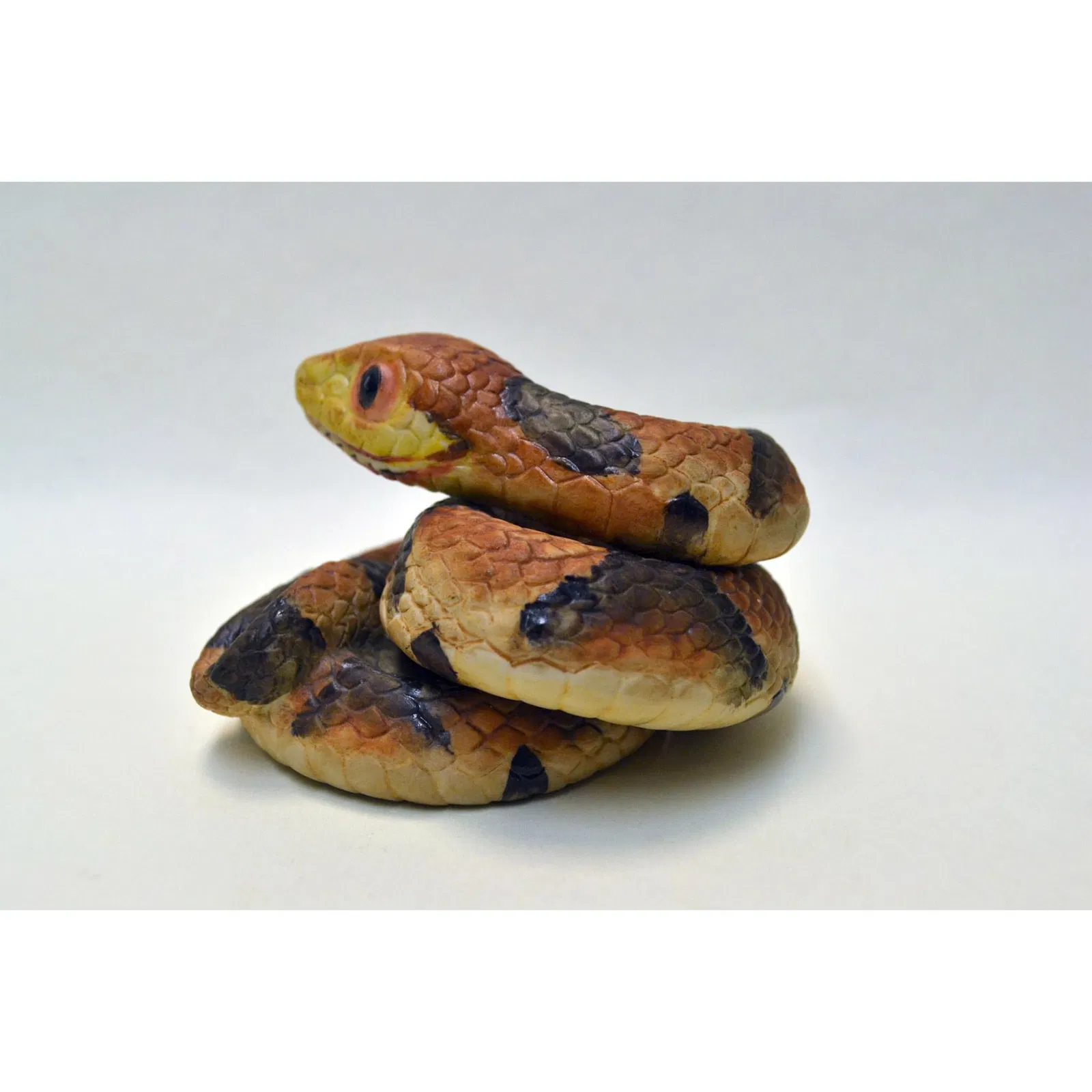 Boehm Porcelain Copperhead Snake Sculpture