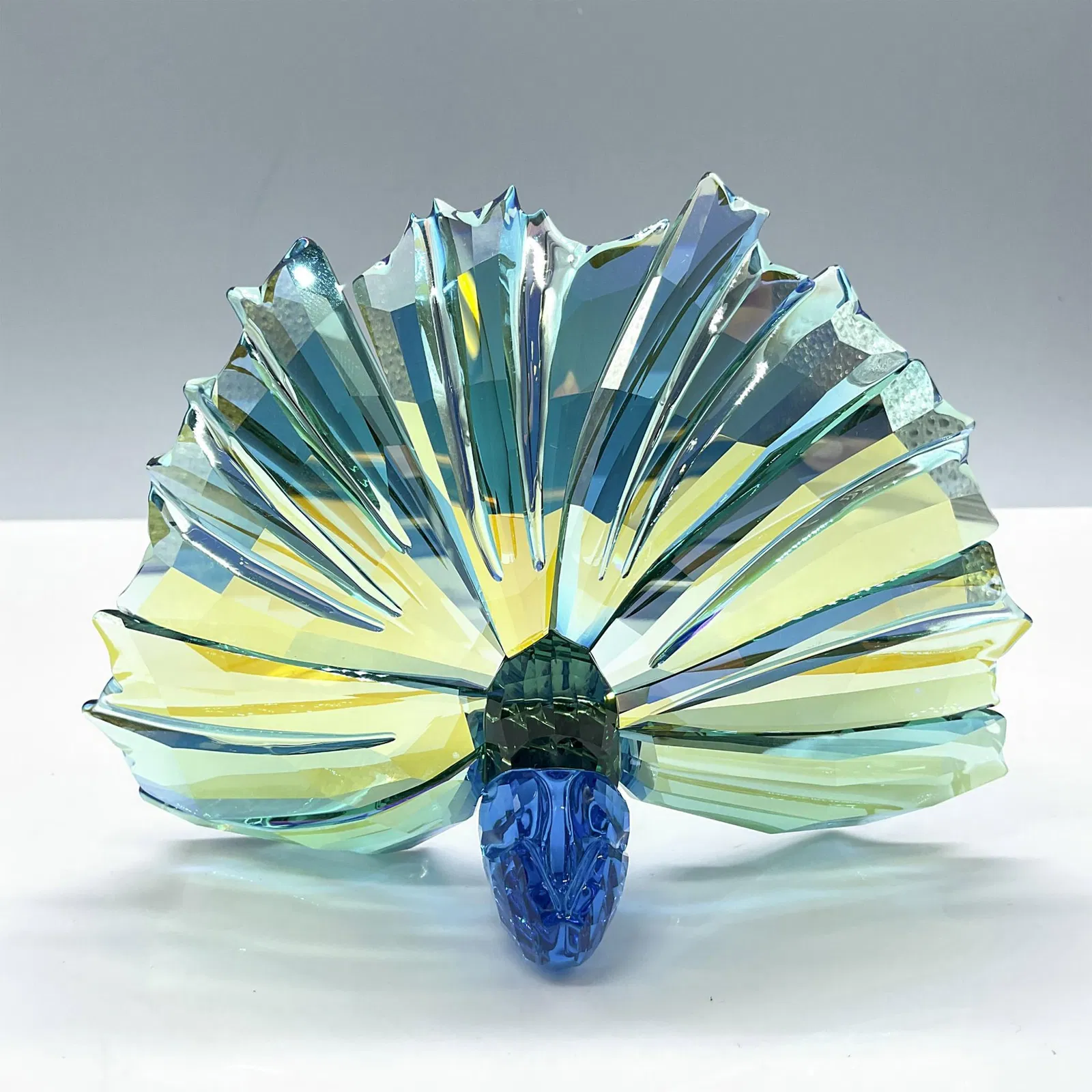 Swarovski Crystal Figurine, Arya Peacock