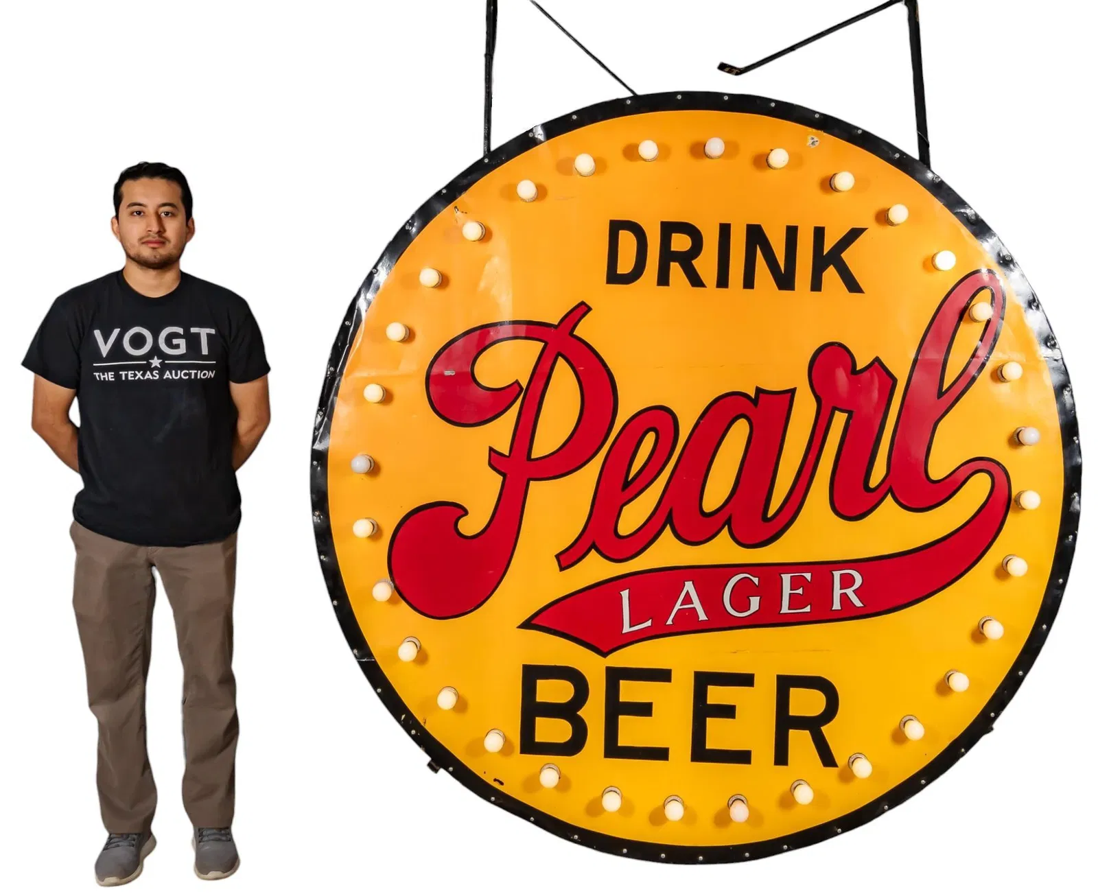 Large Pearl Beer Fantasy Sign