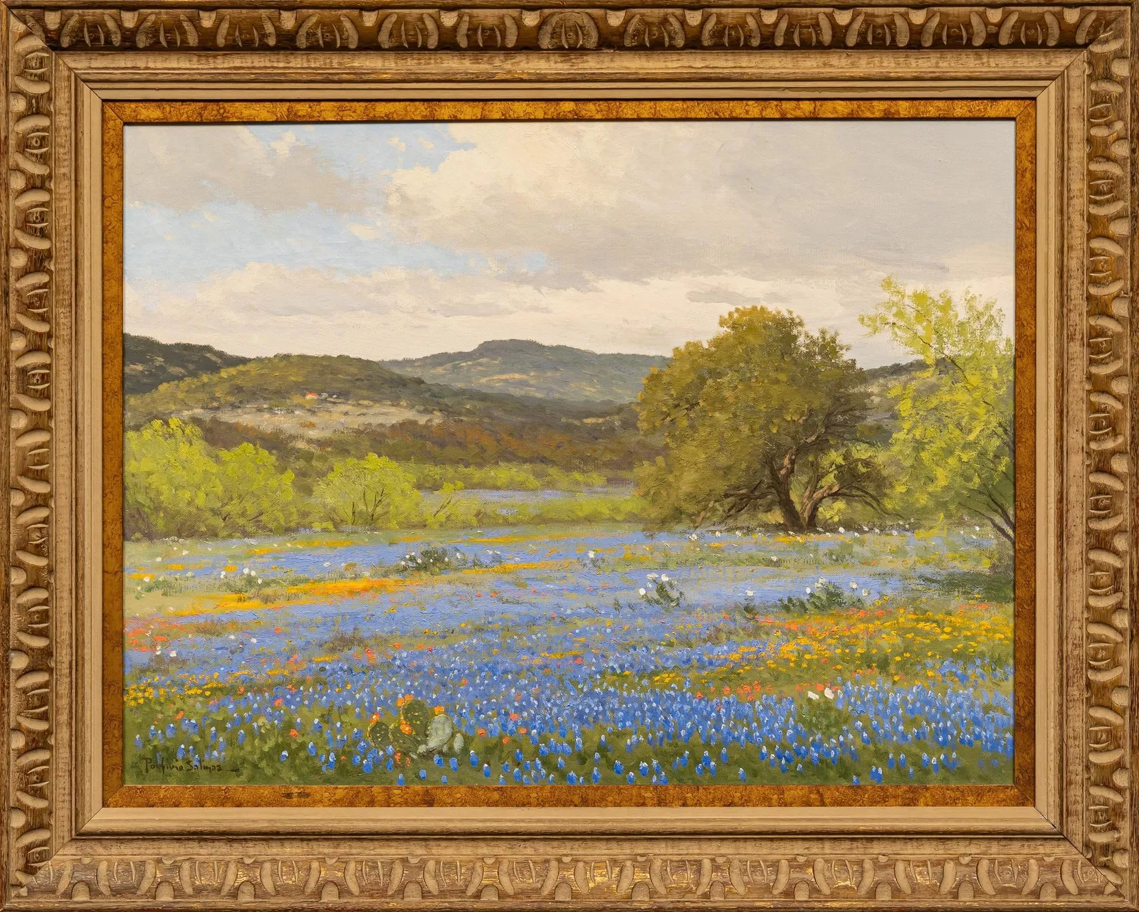 Porfirio Salinas, Bluebonnet Landscape