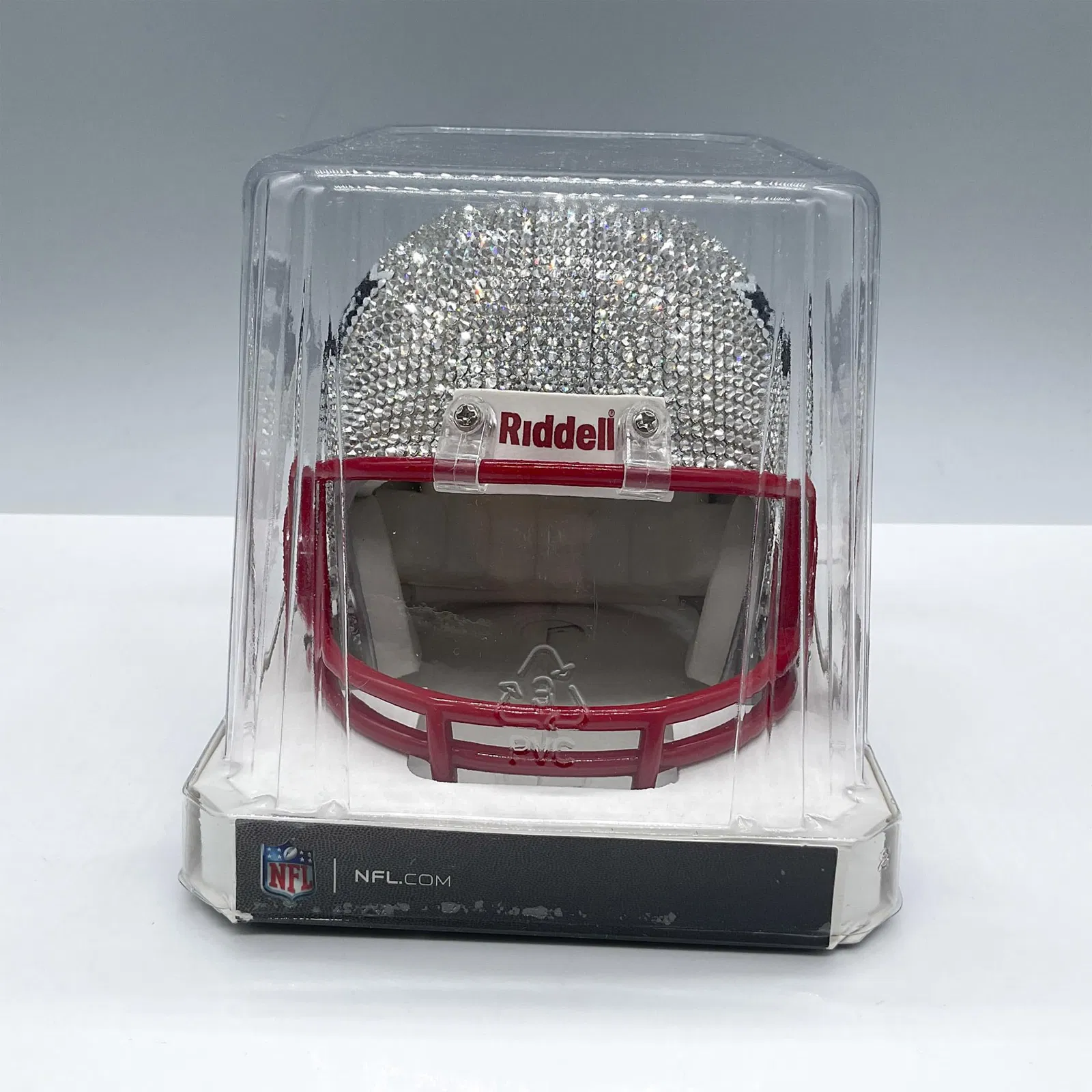 Riddell New England Patriots Swarovski Crystal Mini Helmet