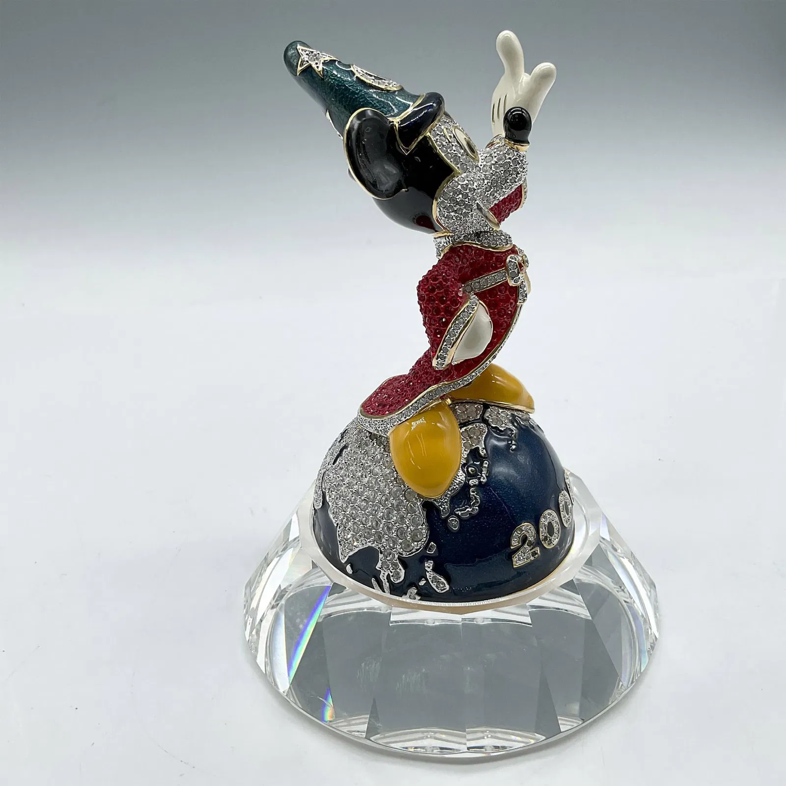 Arribas Bros. Jeweled Figurine, Fantasia 2000 Mickey Sorcerer