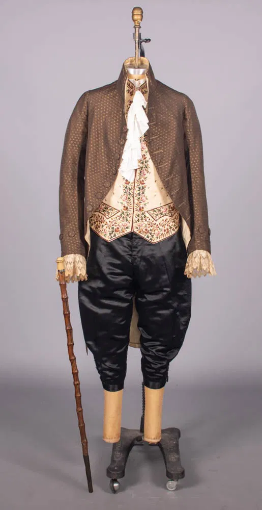 Gents Assembled Late 18th C Style Suit, 1790-1850s
