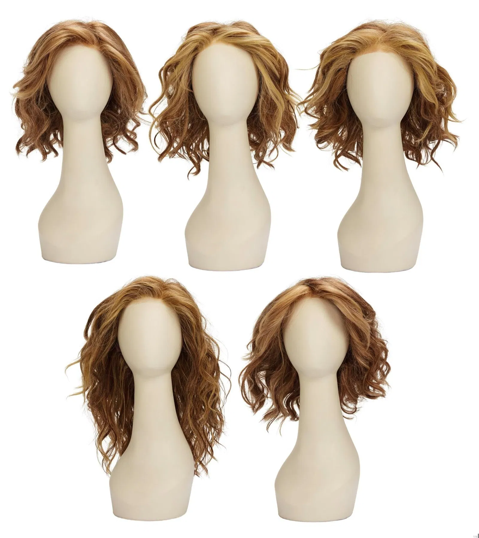 Lot #0042, a collection of Raquel Welch wigs, was estimated at $100 to $200 and sold for $1,040. Image courtesy of Julien’s.
