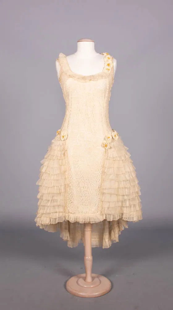 Robe De Style Wedding Dress, Mid 1920s
