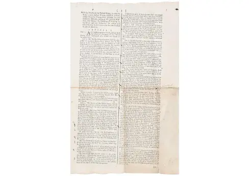 The Printed Archetype of the United States Constitution