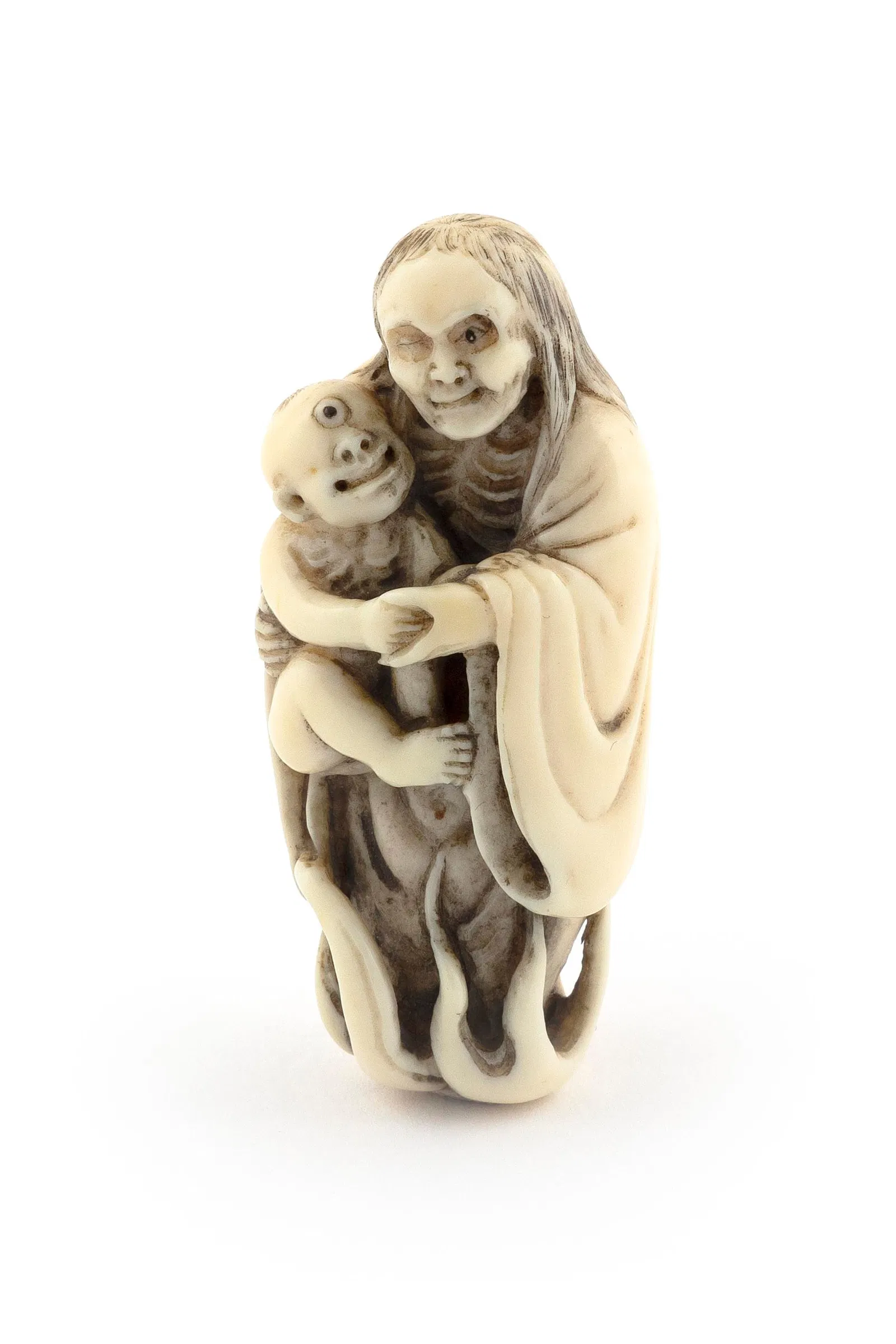  Lot #0677, an ivory netsuke by Masatoshi, is estimated at $6,000 to $7,000. Image courtesy of Eldred’s. 
