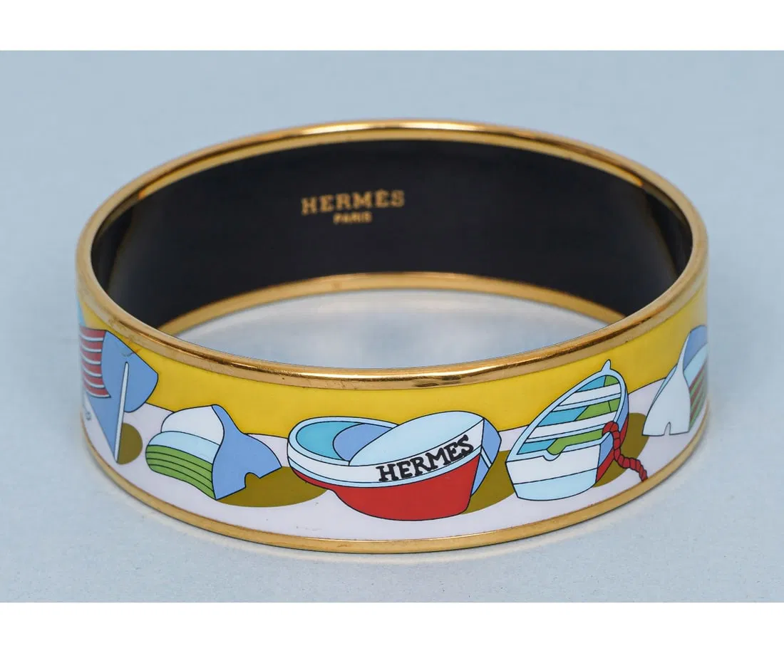 Hermes Enamel Bracelet
