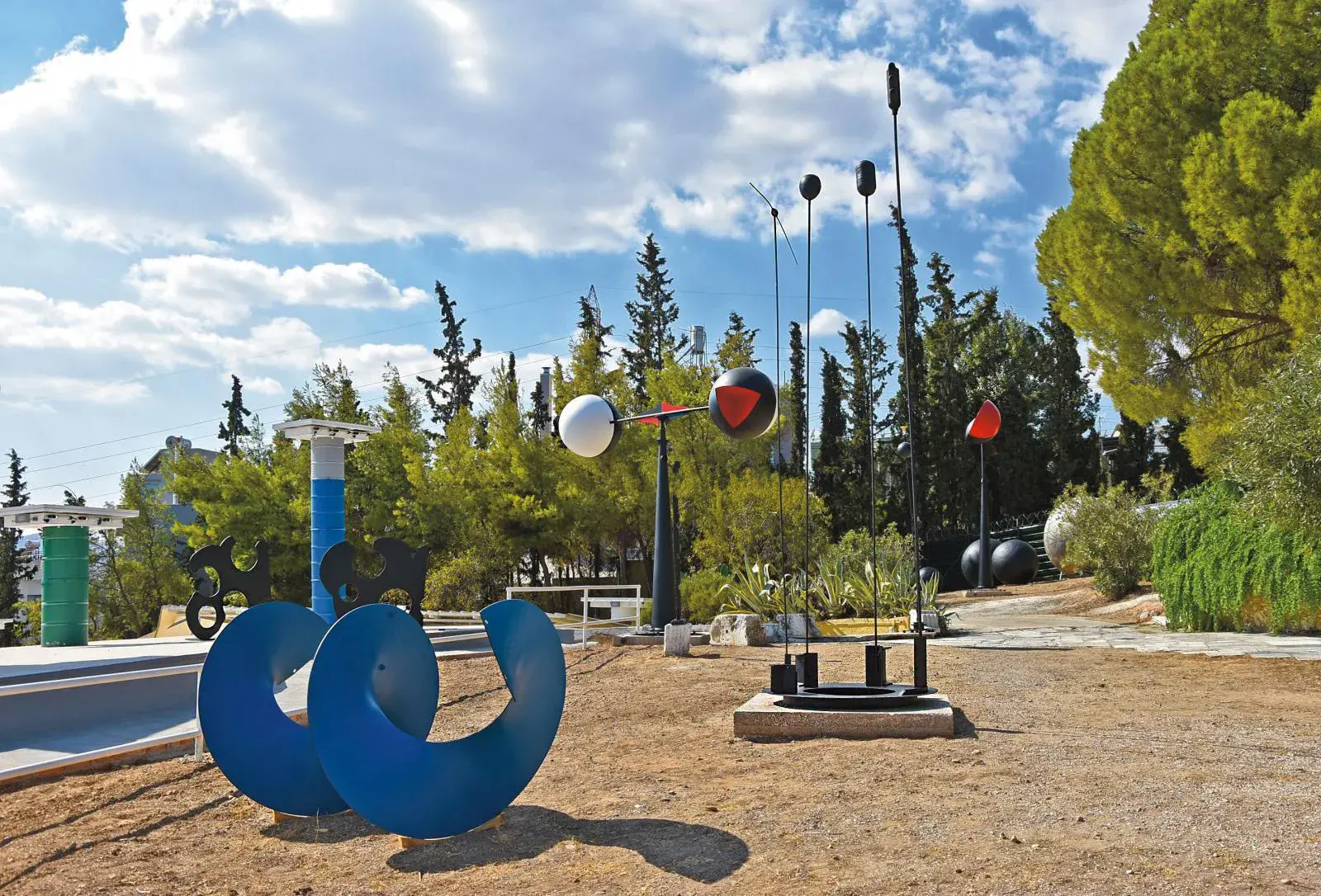 The garden of the Takis Foundation on Gerovouno Hill, near Athens.
© PHOTO: FAY ZERVOS