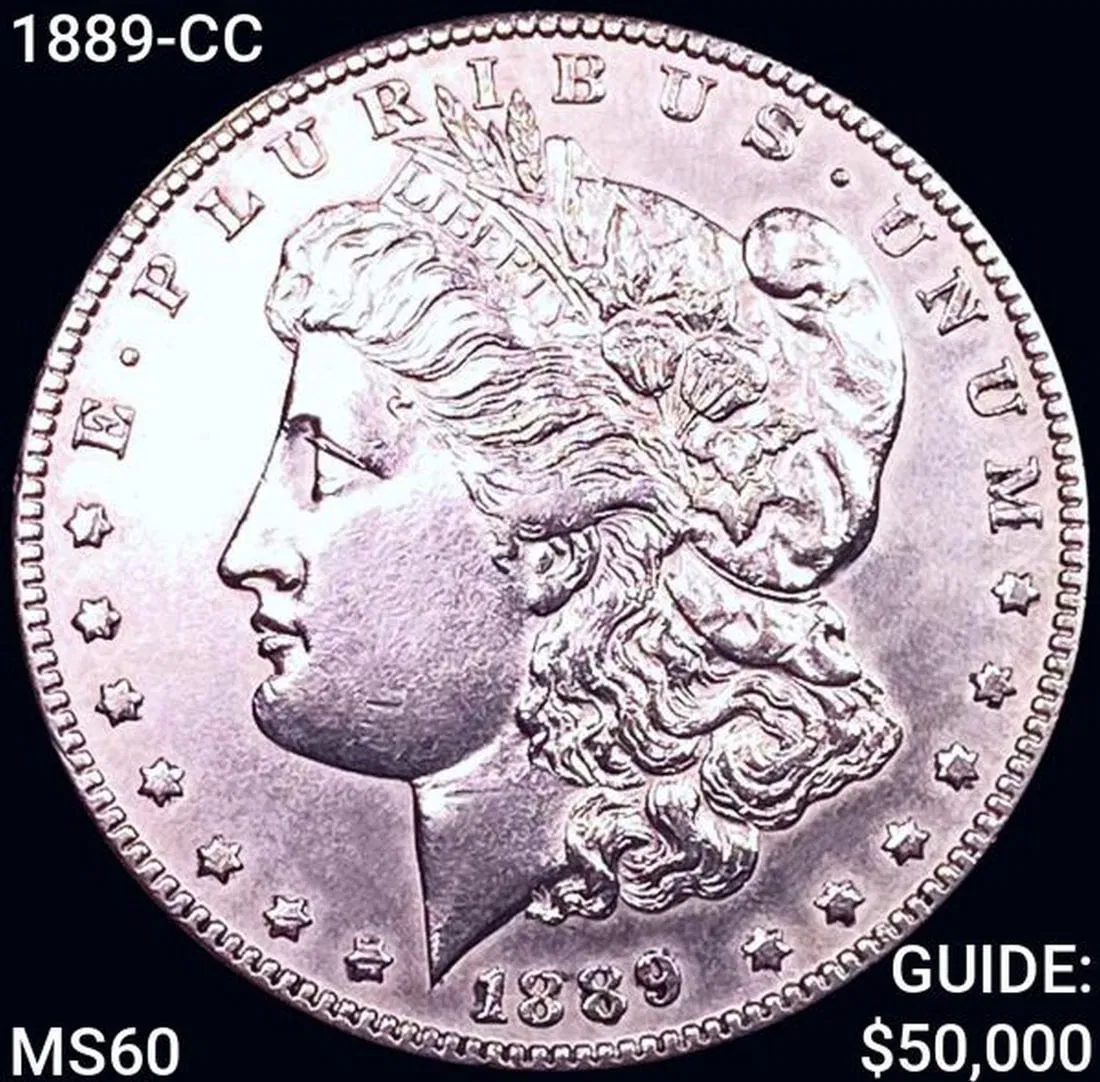 1889-CC Morgan Silver Dollar UNCIRCULATED
