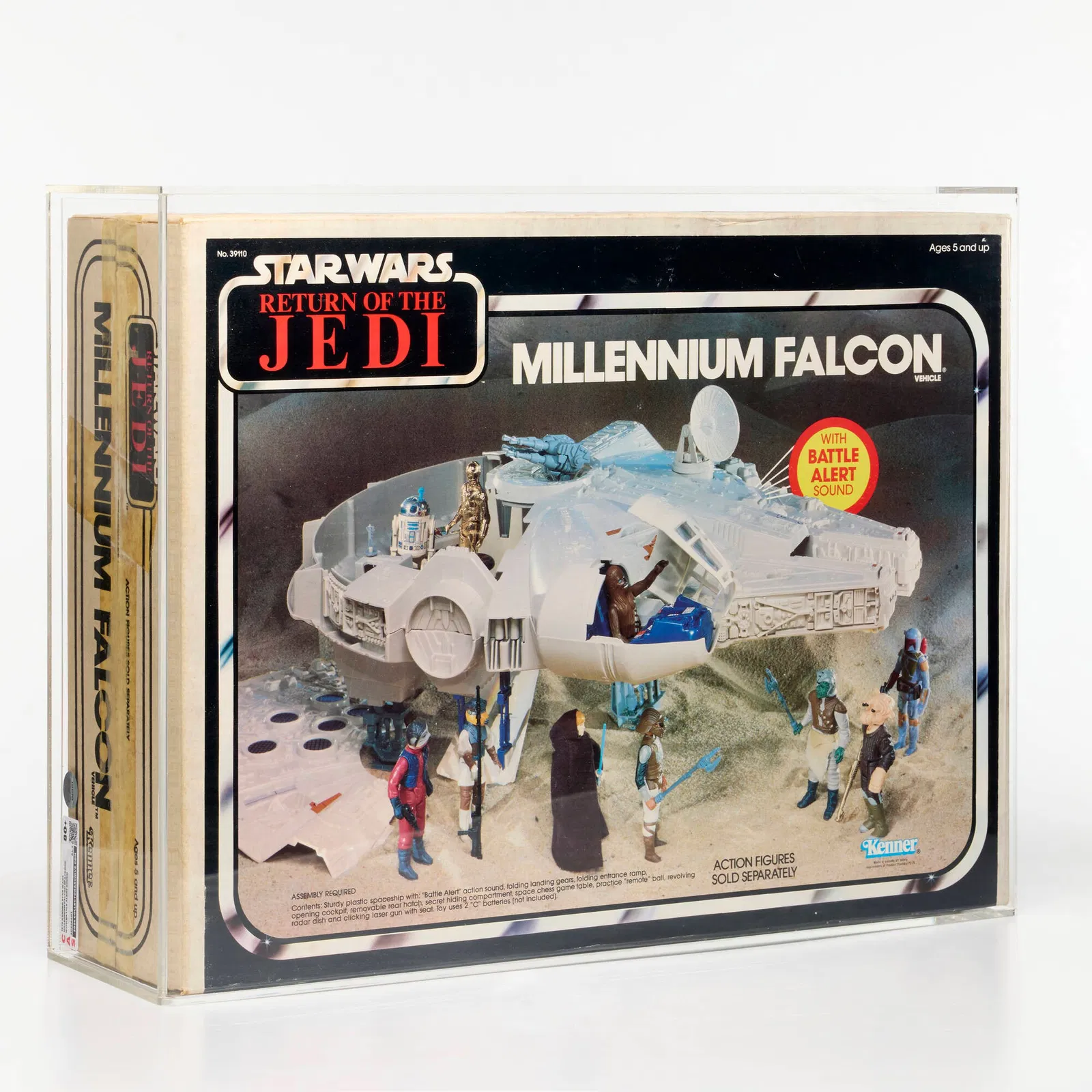 Lot #263, a Star Wars Millennium Falcon toy, was estimated at $2,000 to $3,000 and sold for $3,840. Image courtesy of Landry Pop Auctions.
