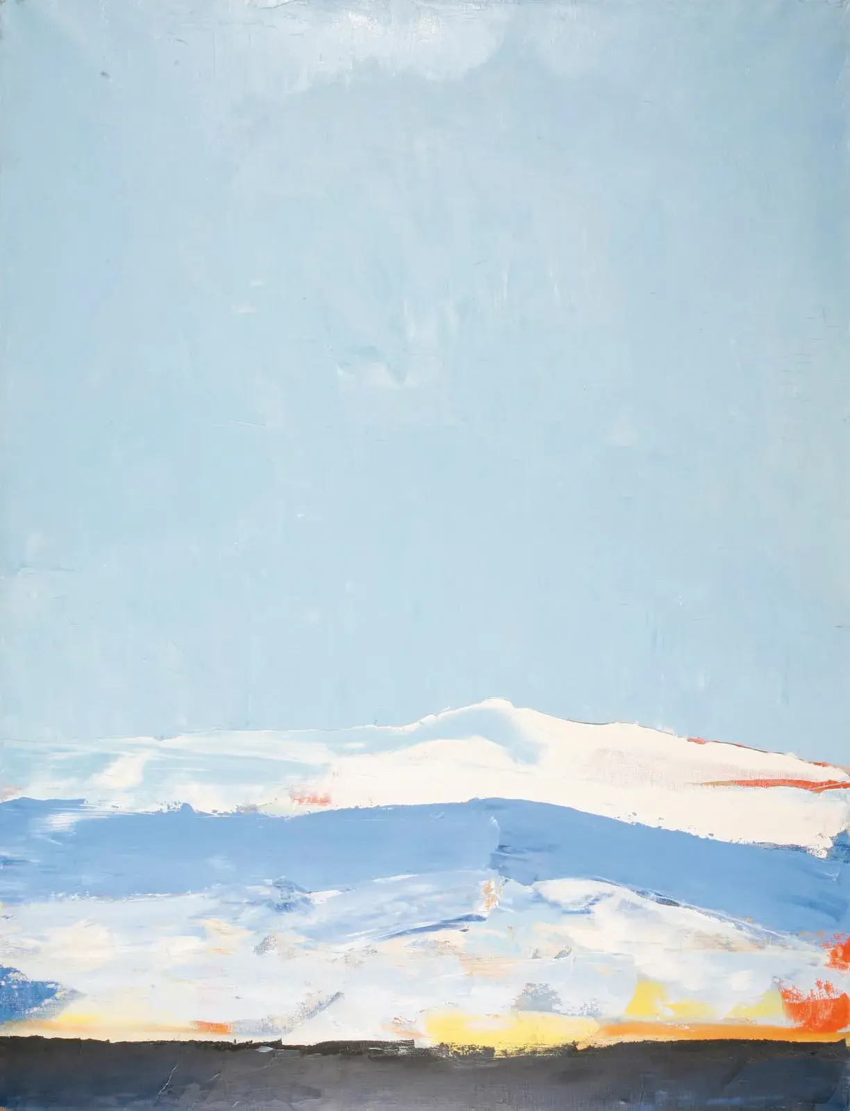 Nicolas de Staël (1913-1955), Landscape, Antibes, 1955, oil on canvas, 116 x 89 cm/45.7 x 35 in, Le Havre, Musée d'Art Moderne André-Malraux, Édouard Senn collection, donated by Hélène Senn-Foulds, 2009.
© MuMa/Charles Maslard © ADAGP, Paris 2024