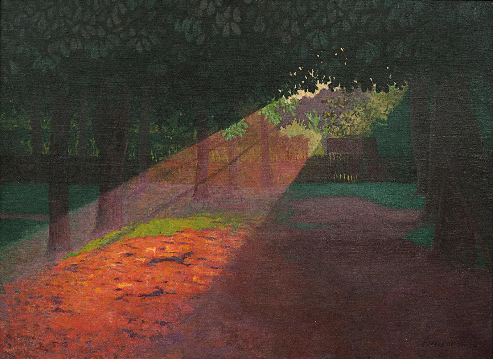 Félix Vallotton (1865-1925), Le Rayon (The Ray of Light), 1909, oil on canvas, 73 x 100 cm/28.7 x 39.4 in, private collection.
© André Longchamp