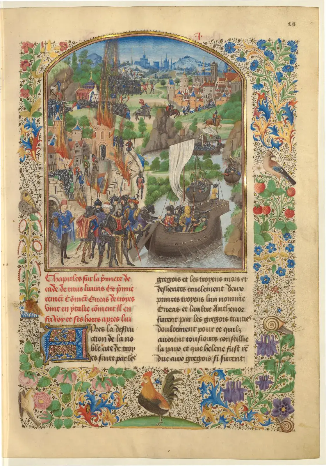 Jean Mansel (c. 1400-c. 1473), La Fleur des histoires, 1454, illuminated manuscript on parchment, BnF.
© BnF